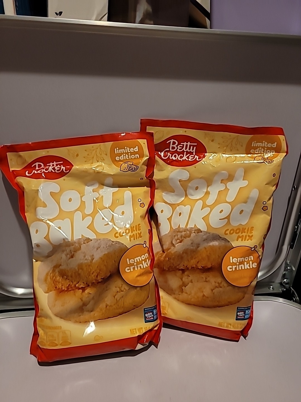 Betty Crocker Limited Edition Soft Baked Lemon Crinkle Cookie Mix